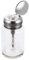 perfk Empty Refillable Bottle Glass Pump Dispenser Bottle Clear Lightweight Press Bottle for Makeup Remover Desktop Cleaning Home