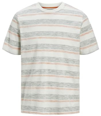 JACK & JONES Herren Jjbirk Striped Tee Ss Crew Neck