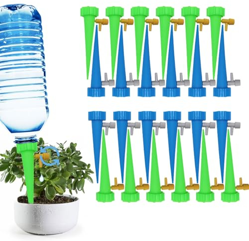 YongSral Irrigazione Goccia Automatica, 20 Pezzi Irrigazione a Goccia per Vasi, Irrigatori a Goccia Set, Dispositivo Irrigazione Automatico Regolabile, per Vasi per Piante, Fiori, in Vaso