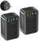2 Pack UK to EU Plug Adapter, 5 in 1 UK to EU Euro Europe Adaptor with PD 35W USB C Fast Travel Plug for Spain Turkey France Germany Iceland Poland Greece Russia (Type E/F)