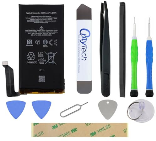 OnlyTech - GMSB3 Replacement Premium Battery Repair Kit for Google Pixel 6-4614mAh - Original Quality with 10 Tools and Adhesive