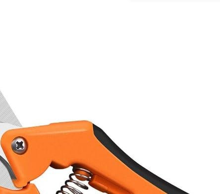 KEILEOHO 10 Stück 17 cm Trimmschere Gardena, Hand Gartenschere mit Edelstahlklinge und Ergonomischen Griffen, Blumenschere Ernteschere für Schnittblumen, Orange