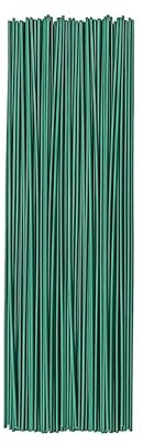 My Garden 50 pcs Plant Support Stick - Plant Root Support Bamboo Wooden Canes, Flower Support Pole, Plant Support Garden Stakes - 45 x 0.4cm Sticks for Straightening & Securing Plant Stems