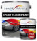 2 Pack Epoxy Garage Concrete Floor Paint - 2.5 Litre (Tile Red)