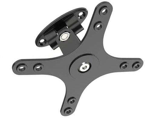 GMBYLBY Screen Mounting Adapter Plate Wall Mount Bracket Supports VESA 100x100 75x75 For Desktop Screen Stand 360degree Rorate