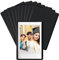 FRETONBA Foto Iman Nevera para Polaroid Instax Mini Papel Fotografico, 10 Piezas 9,5 x 6,5 cm Marcos de Fotos Magnéticos, Imanes Personalizados Nevera Para Foto, Postal, Negro