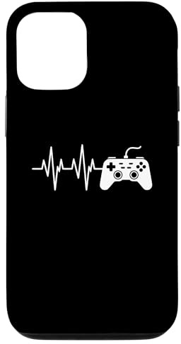 Gamer Heartbeat Manette de Jeu vidéo Coque pour iPhone 12/12 Pro