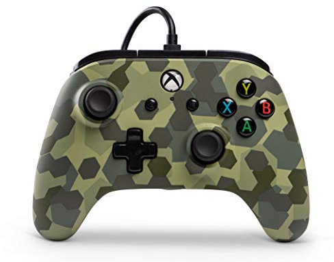 PowerA, controller cablato con licenza ufficiale Microsoft, compatibile con console Xbox One, Xbox One S, Xbox One X e computer Windows 10