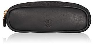 Lakeland Leather Custodia per occhiali in vera pelle, unisex, doppia coppia, Nero , Taglia unica