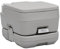 vidaXL Campingtoilette Tragbar Manuelle Spülung Mobile Chemietoilette WC Eimer Reise Klo Toilette Outdoor Caravan Wohnmobil Camping Grau 20+10L
