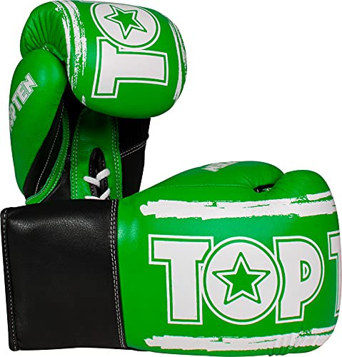 Boxhandschuhe „Roundup“ - 12 oz, grün-Weiss