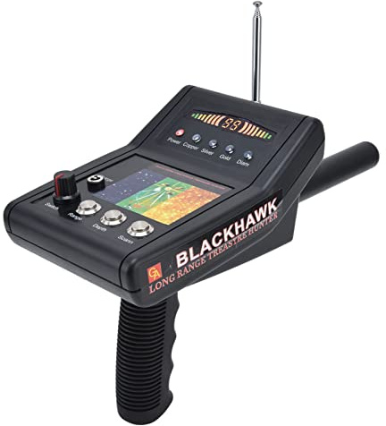 FASJ Professioneller Metalldetektor für Erwachsene, hohe Präzision, mit LCD-Display, 1000 m Reichweite, für Gold, Silber, Kupfer und Edelsteine
