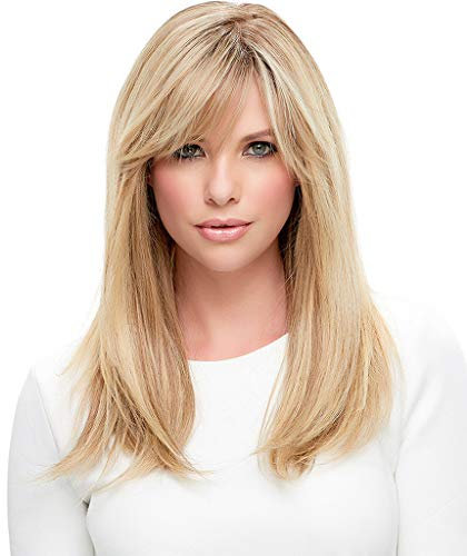 Blonde Perücke Damen Lang Blonde Perücke Natürliches Glattes Perrücke Frauen Hitzebeständige Perücken für Frauen Synthetische Perücken (Gold, One Size)
