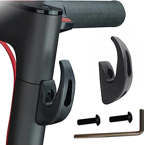 Scooter Haken Zubehör,Elektroroller Fronthaken Haken Aufhänger Halter,Elektro Scooter Fronthaken, Für Scooter Xiaomi Mijia M365/M365 Pro Scooter,Schwarz,2pcs