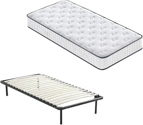 TEENO 90 * 190 Ensemble Matelas, Ensembles de Matelas 90 x190 et sommiers 90 x190 (Ensemble 90x190, 22)
