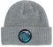 SANTA CRUZ Beanie Wave Dot Long Shoreman Unisex Skate Beanie, Meliert, Grau, Einheitsgröße