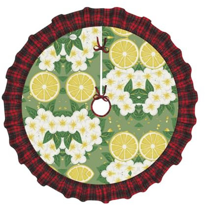 Weihnachtsbaum-Rock mit frischem Zitronen-Druck, Weihnachtsdekoration, Weihnachtsdekoration, Weihnachtsdekoration, Weihnachtsfeiertagsdekoration