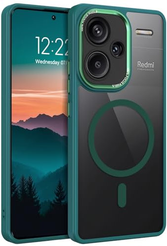 BENTOBEN - Carcasa para Xiaomi Redmi Note 13 Pro Plus 5G magnética con protección a prueba de golpes de grado militar, parte trasera mate translúcida, antiarañazos, suave para la piel, funda Redmi