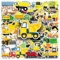 Mainiusi Sticker Kinder 50 Stück, Aufkleber Kinder Traktor Aufkleber Baustelle Sticker Bagger Aufkleber, Sticker Fahrzeuge Party Mitgebsel Gastgeschenk Baustelle Sticker für Wasserflasche Laptop Albu
