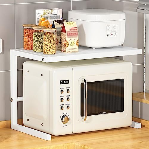 Estante para horno de microondas, estante duradero para horno eléctrico, decoración moderna de cocina, organizador de almacenamiento de utensilios de cocina, adecuado para horno eléctrico, horno de