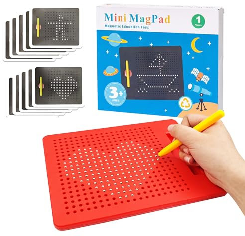 Tablette Magnetique, Tablette Magnetique Enfant pour Enfants, Petites Planche À Dessin Magnétique avec Stylo, Jouet Éducatif Tableau Magnetique Enfant pour Dessiner, Gribouiller et Écrire