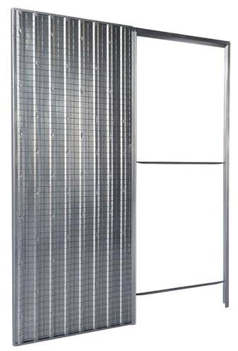 ALLINOX Controtelaio Per Porte Scorrevoli Anta Unica In Acciaio ZINCATO Per Intonaco Sistema Porta a Scomparsa Telaio Salvaspazio Muratura Da Interno MADE IN ITALY (1000x2100x95)