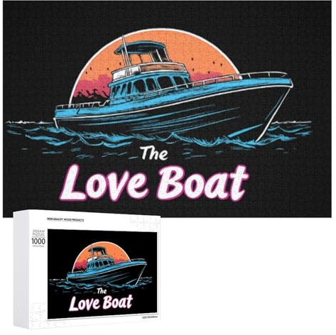 Travel The Love Boat Funny Jigsaw Puzzles Wooden Picture Puzzle for Adults Home Decors Gift