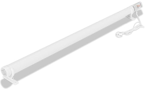 Jaxguom Gewächshausheizung, 240W Gewächshausheizung mit Thermostat, 125cm Gewächshaus Heizung für Pflanzen Gartenhaus Gewächshäuser