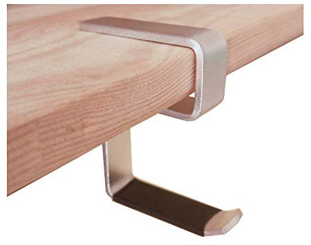 DANXQ Escritorio de la computadora de la oficina Gancho de aluminio Escritorio con abrazadera Soporte para auriculares/mochila Gancho (FOR 3.5CM BOARD)