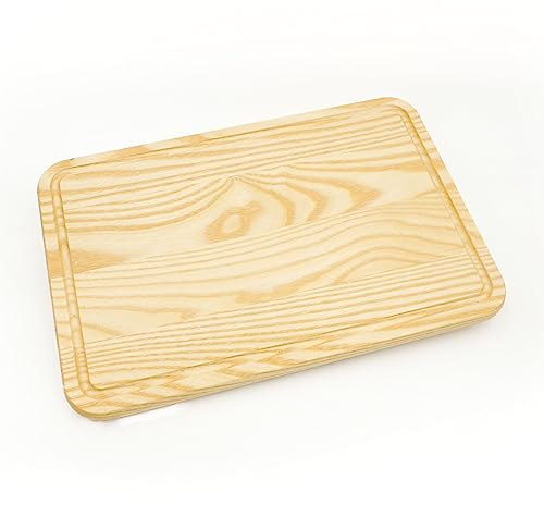 JOWE Jausenbrett aus Esche | 1 Stk Holzbrett aus Esche 30x20 cm | Rechteckiges Servierbrett aus Holz | Made in Austria