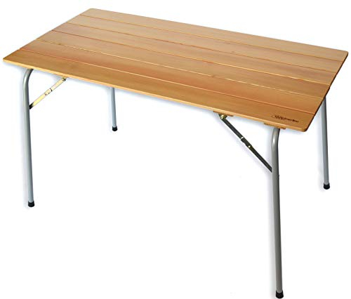 CASTELMERLINO 48 Klapptisch Camper Lärche cm 120 x 60 cm mit Tasche Nylon