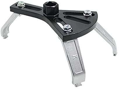 Fuel Tank Cap Lid Removal Tool Fuel Pump Wrench,135-185mm Adjustable Fuel Pump Lid Wrench 3 Jaws Tank Cover Oil Pump Cap Removal Tool 3 Jaws