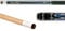 Ludomax Classic - Pool Billard Queue, schwarz - blau, Ahorn Oberteil mit individueller Gravur, Geschenk - Idee