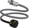 Tertullus Audiophile Power Cable Hifi Power Cable Ofc Power Cord Male To Female Home Audio Cable For Hifi Cd Tube Amplifier (2m, P122-white carbon shell)