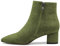 Castamere Donna Chunky Blocco Basso Gattini Tacco Heel Chiusa a Punta Stivaletti Slip-on Cerniera Ufficio Classico Dress Stivali Verde Scuro Scamosciato 38 EU