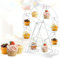 YSTP Riesenrad Cupcake Ständer Dessert Serviertablett Karusell Ständer Muffinrad Halter drehbar,weiß,Metall | Ideal für Kindergeburtstag, Hochzeit, Taufe, Geburtstag,Baby Shower,Candy Bar,als Geschenk