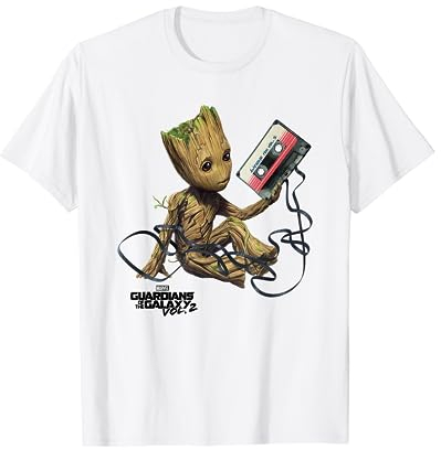 Guardians Of The Galaxy Vol2 Groot Tape T-Shirt