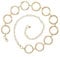 Women O Ring Hoop Chain Belts, Fashionable and Elegant Alloy Waist Belt Links Dress Decoration, Multifunctional, Easy to Match, Perfect Giftfor All Occasions
