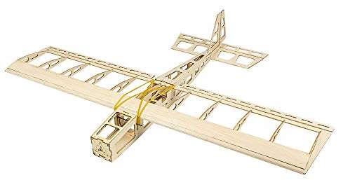 Balsa Wood Airplane R03 STICK-06 Model Aircraft, 580mm Wingspan Unassembled Flying Model Aircraft to Build, DIY RC Airplane Kit for Adults Beginners (KIT Only w/o Power System or Radio Control)