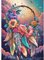 feelive Peinture par Numéro pour Adulte, Réseau de Pêche aux Rêves Kit de Peinture à l'huile sur Toile Bricolage pour Enfant Débutants Avec Pinceau Pigment Acrylique 30x40cm