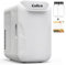 CALEN Mini Fridge with 2 Bottles, Mini Fridge 6L / 8 Cans for Bedroom, Skincare, Small 110V AC/12V DC for Food, Drinks,