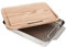 Ooni Medium 15 x 10 Roasting Pan - Non Stick Stainless Steel Roasting Tray with Rack and Wooden Carving Meat Board, Ovensafe Cookware, Roaster Tin