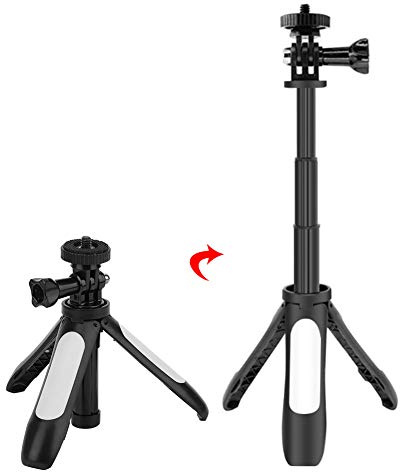 Treppiede per Action Cam, Design Compatto per Action Cam e la Maggior Parte delle Action Cam. Miglior Tiro