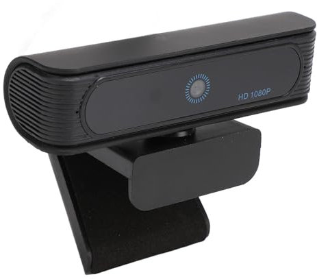 XUMIUZIY Cámara Web HD 1080P con Hello, Reconocimiento Facial para 10/11, USB con Lente Gran Angular de 120° para PC y Computadora Portátil