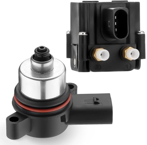 GEAREVER Luftfederung Magnetventil Block Satz Luft Magnetventil Air Ride Magnetventil, 37206875176 37206784137 Magnetventil Luftfederung Kompressor Kompatibel mit BMW F01 F02 F07 F11 X5 F15 X6 F16