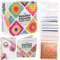 Occtingkind Granny Square Häkel-Karten,50x häkeln,Granny Squares Häkeln Buch, Granny Square Card Deck, Häkel-Karten mit Häkelschrift und Foto zu jedem Granny Square und praktischem So-geht's-Booklet