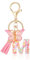 VONMELLI Portachiavi Donna con Iniziale Lettera Portachiavi Ragazza Tassel Farfalla Rosa Carino Portachiavi Auto per Portafoglio Zaino Borsa Fascino Lettera M