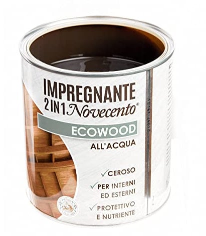 Cera Novecento 9122 Ecowood Impregnante, Incolore, 250 ml