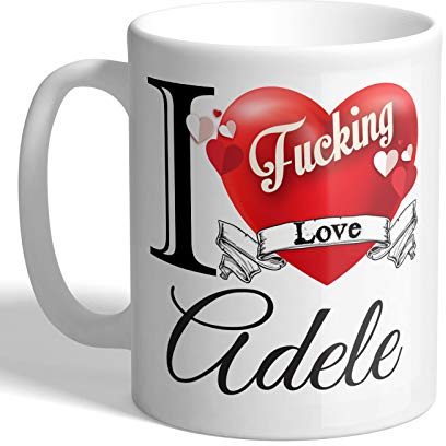 I Love Mugs - I F*cking Love Adele - Mug, Ceramic, 11fl.oz.