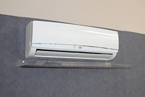 Idrotop Climatiseur Déflecteur d'air Transparent Nouveau Design Plexiglas 900 x 300 x 30 mm ou 1100 x 300 x 30 mm Accessoire Climatiseur